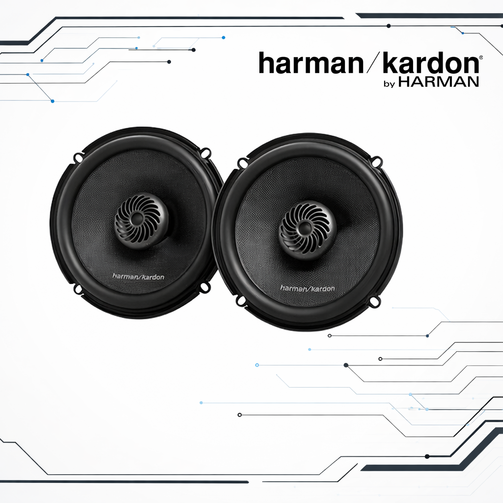 Harman Kardon FIT 6F 6.5" 2-Way Coaxial Car Speakers Pair