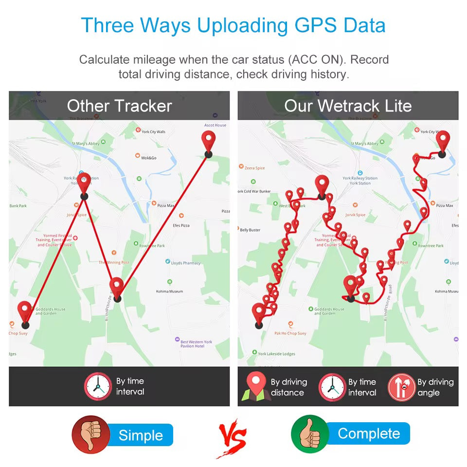 4G Hardwire GPS Tracker – No Subscription Fees, Real-Time Car Tracking, Plug & Play Vehicle Locator with USB Charger & Mobile App