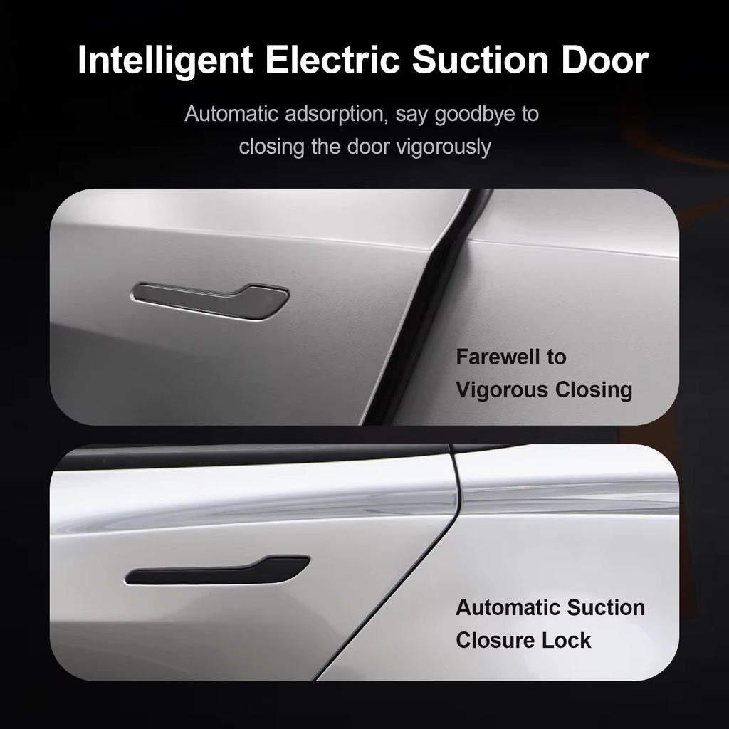Tesla Model Y Door Soft Closing Kit – Automatic Suction Closure Lock with Dual Motor, Anti-Pinch Protection & IP67 Waterproof Design