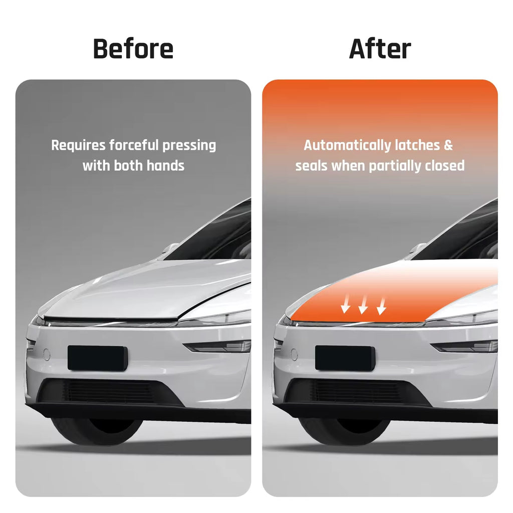 Tesla Model Y Frunk Soft Close Electric Lock Kit– Hands-Free Automatic Frunk Locking