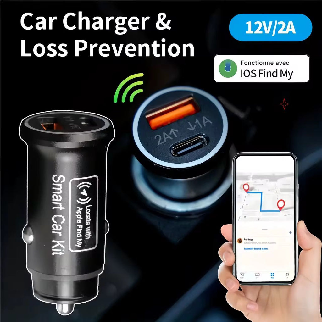 4G Cigarette Lighter GPS Tracker – No Subscription Fees, Real-Time Car Tracking, Plug & Play Vehicle Locator with USB Charger & Mobile App