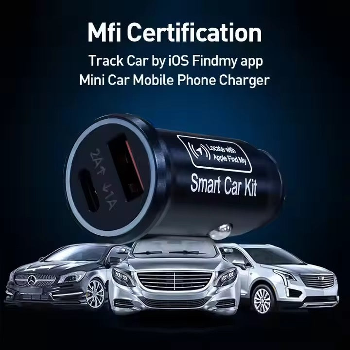 4G Cigarette Lighter GPS Tracker – No Subscription Fees, Real-Time Car Tracking, Plug & Play Vehicle Locator with USB Charger & Mobile App
