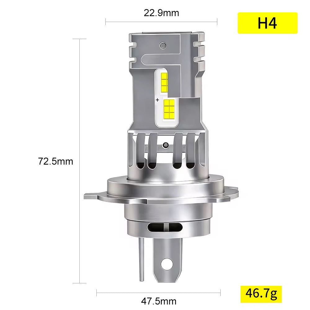 LED 6000K Headlight Bulbs Pair – Plug & Play Halogen Upgrade