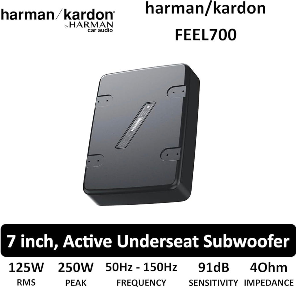 Harman Kardon FEEL 700 Underseat Subwoofer – Compact Car Bass Upgrade