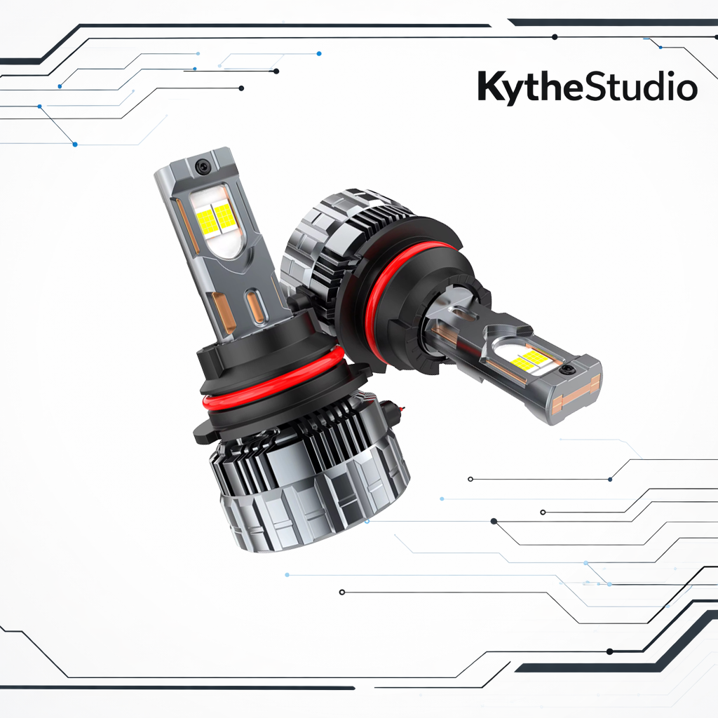 Ultra Bright LED Headlight Bulbs Pair – 6000K IP68