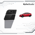 Tesla Model Y Rear Trunk Small Fridge – 15L Partitioned Cooler & Freezer with Digital Display, Quiet Operation & Low Power Consumption
