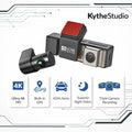 A3pro 4K UHD Front & 1080P Internal & 1080P Rear Dash Camera with GPS