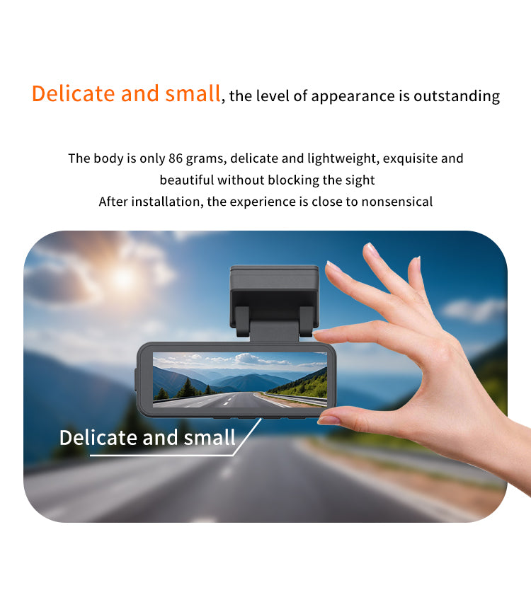 F70pro 4K UHD Front & 1080P Rear Dash Camera with GPS