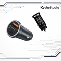 4G Cigarette Lighter GPS Tracker – No Subscription Fees, Real-Time Car Tracking, Plug & Play Vehicle Locator with USB Charger & Mobile App