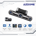 AZDOME M660 Max 4 Channel Dash Cam with 128GB eMMC, 5G WiFi, GPS & 360° Parking Surveillance