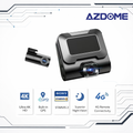 AZDOME V820 Dual Dash Cam – 4K Front + 1080P Rear, Sony STARVIS 2, Dual HDR, 4G LTE & GPS Monitoring