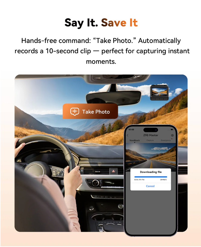 DDPAI Z90 Master 4K Front & 4K Rear | STARVIS 2 | 4G Remote | GPS | 24H Parking Monitor