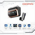 DDPAI Z60 Pro 4K Dash Cam – Front & Rear HDR Recording with GPS