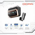 DDPAI Z60 Pro 4K Dash Cam – Front & Rear HDR Recording with 4G Remote Monitoring